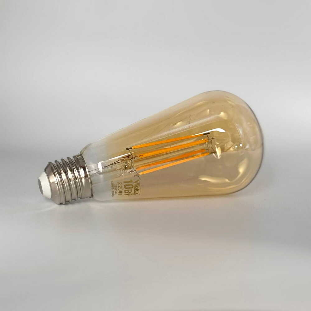 Лампа LED FILAMENT ST64 10W E27 2200K VIOLUX ( 836012 )